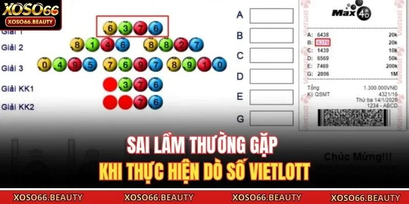 Sai lầm thường gặp khi thực hiện dò số Vietlott
